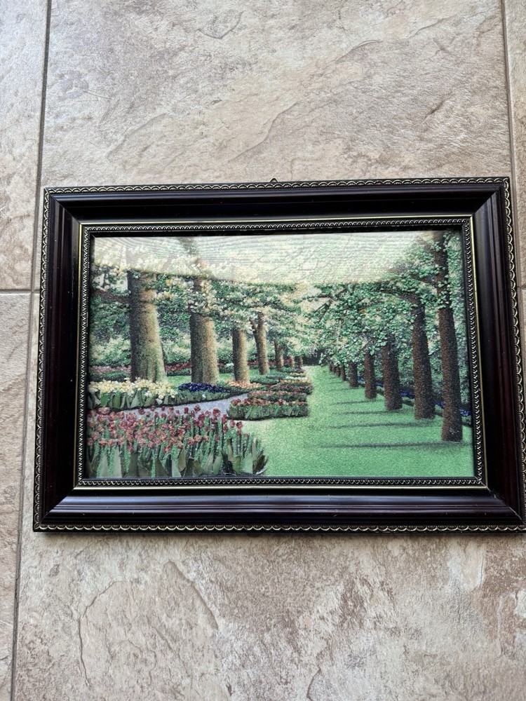 Gemstone Mosaic Artwork Garden SHWE Yangon Myanmar Real Semi-Precious Stones