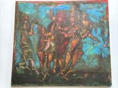 Russian Surrealist Painting Large Expressionism Listed Andrei Medvedev Modernist