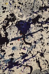 64”X44” Jackson Pollock style canvas ￼painting Acrylic,Abstract, Modern,X Large