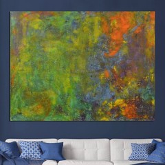 Mark Little, Original, ￼Profession￼al Painting 81” X 62”(6ft 9in)Abstract Modern