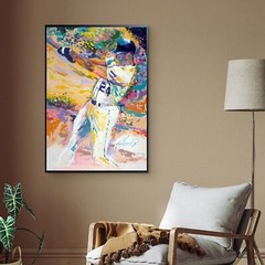Ken Griffey Jr Textured Painting 36″H X 24″W Canvas Framed Was $795 Now $295