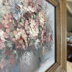 Robert Helman Impasto Original 1980s Oil Painting signed Cottage Estate Find!!!