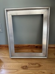 Silver Plain Air Frame For 14 X 18 Canvas Painting