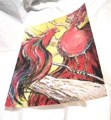 9 inch x 12 inch – Wild Birds Drawing – NO FRAME by A. Avila