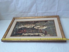 Original Oil by Maurice Ronceray Framed Montana Rue Chevalier de la Barre Paris