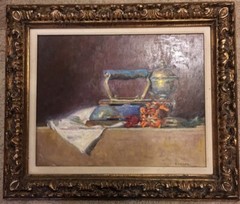R.V. Goetz Signed “Still Life With Iron”