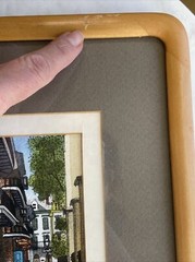 Artist Signed New Orleans Street Balcony Landmark 9.5×8.75″ 1979 Vintage Framed