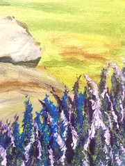 Yaquina Bay Lighthouse Oregon Painting 16×20 Original Coastal Wall Art