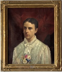 EDUARDO TOJETTI 19TH CENTURY ANTIQUE ITALIAN GAY PORTRAIT OIL PAINTING OLD 1883