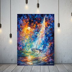 Leonid Afremov STORMY SUNSET 30″x24″ LIMITED EDITION GICLEE ORIGINAL