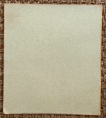 Vintage Japanese Shikishi Art Board Sparrows & Bamboo Original Wrapper