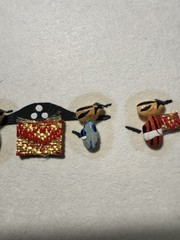 Rare Vintage Japanese Rice Grain Miniature Art