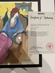 Itzchak Tarkay “Cherie Wonders” signed titled and numbered 284/350