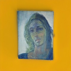 JERRY PEEL OIL PAINTING ORIGINAL ARTWORK BY NOTED ARTIST SIGNED 7.5″ x 10.5″