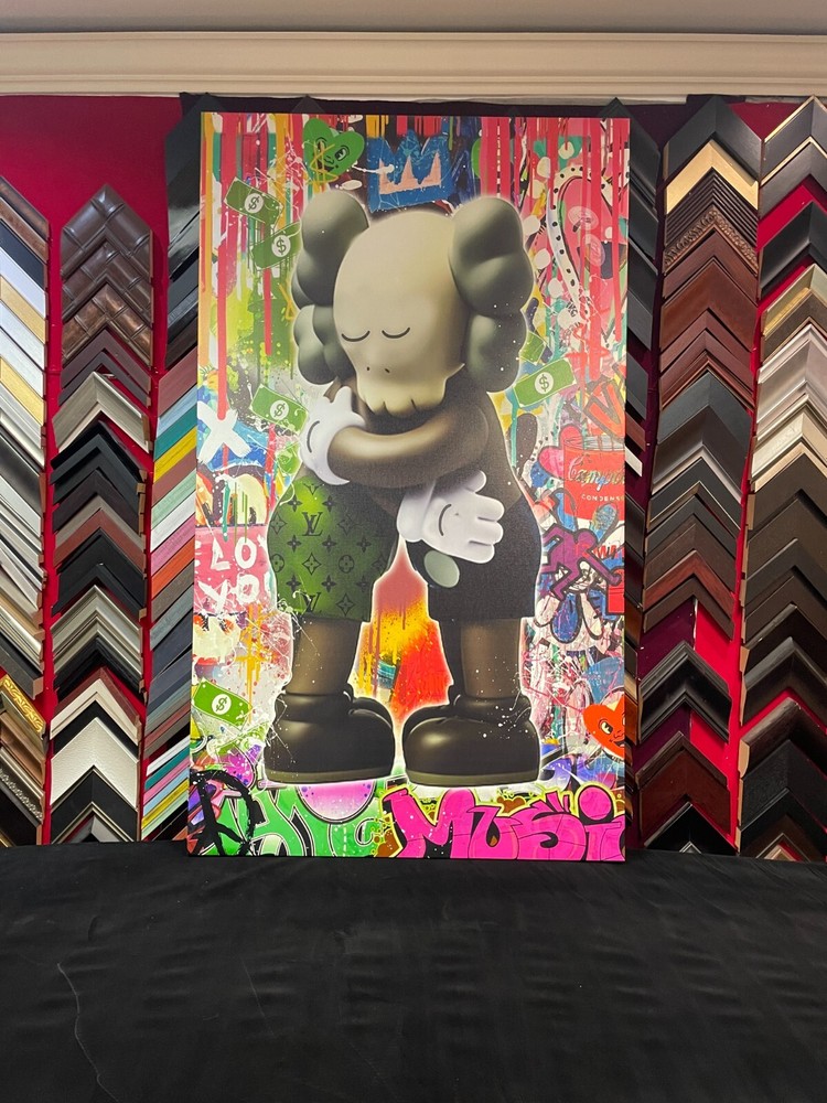 Mixed Media Graffiti Pop Art-Kaws