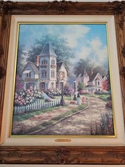 GORGEOUS Oil Dennis P. Lewan Signed 127/500 Watching Over You