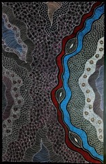 Rayleen Price Pula, Authentic Aboriginal art .Incl Photo’s and COA.