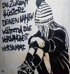 Original Painting Unique Signed Abstract Modern Art Painting Picture Banksy Art