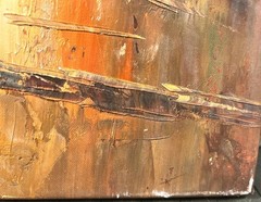 Oil Painting Art of French Moulin Rouge Landcape Cityscape Paris France Building