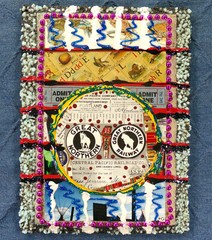 GREAT NORTHERN RAILWAY Collage Art Painting, Book Cover Frame 2025 Glenn Shiring