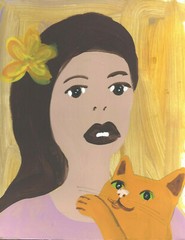 Lorretta with Lynn by William Mayer new york artist surreal impressionist