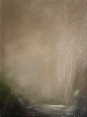 Original Abstract Landscape Oil Painting 12×16″ Canvas | Moody Wall Art
