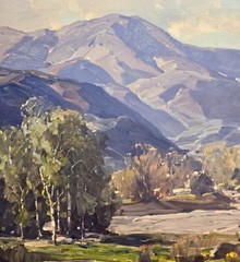 Hanson Duvall Puthuff –Southern California Arroyo Landscape-Original 1930s Oil