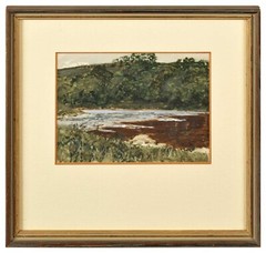 Norman Wilkinson – Original Watercolour Painting – Craignish Pool – River Tay.