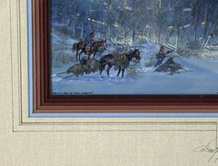 Merlin Little Thunder Original Painting Native American Indian Road Interstate