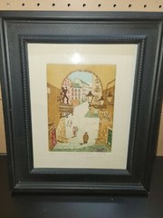 Arco De Cuchilleros Madrid Spain Painting Original by Sabatacha Studio 19 OF 75