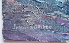 JOHN ANTHONY CONNER, LISTED CALIFORNIA PLEIN AIR IMPRESSIONIST COASTAL SEASCAPE