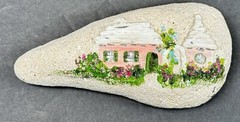 Hand painted Stone Rock Art