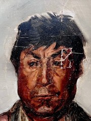 Ann Vaughan Leggett Signed Realism Portrait Painting Native Mexican Man Mexico