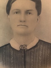 Portrait Charcoal Victorian 19th Century Woman
