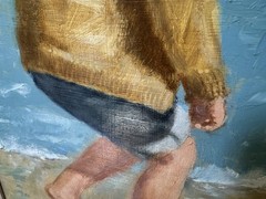 GUNNAR ANDERSON (1927-2022) Original Oil Painting SEA SHORE California Artist