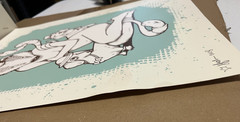 Jeremy Fish „Seasons of Change“ screen print set /100,2008 signed. w/ some wear