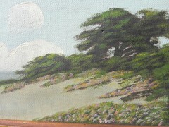 Richard DeTreville 1864-1929 PAIR small landscape paintings listed California