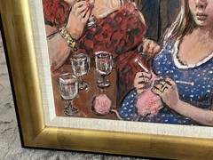 Barry Leighton-Jones Original Oil Painting “What Have I Done Now” -31×27” Framed