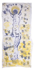 Purvis Young Celebrating Life in the Sunshine Original Signed Large 53″ Painting
