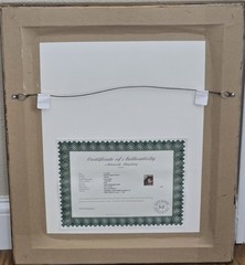 Vintage Framed Renoir Lithograph “The Loge”  with COA limited edition 102/750