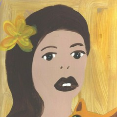 Lorretta with Lynn by William Mayer new york artist surreal impressionist