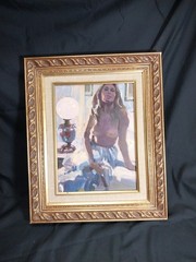 Neil Boyle Antique Cabaret Figurative Painting Vintage Art 14×17