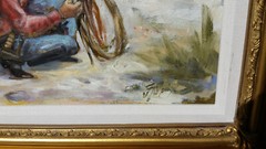 „Tracking stolen horses“ 30 % OFF, American Old West, o/c, by Irek T. Szelag