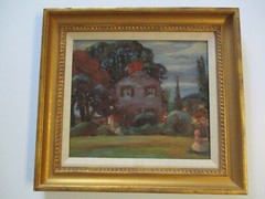 VINTAGE IMPRESSIONISM EXPRESSIONISM PAINTING OIL ANTIQUE NEW JERSEY EXHIBITED