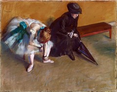 Edgar Degas Waiting Painting Reproduction – Giclee Canvas/Paper/Stretched