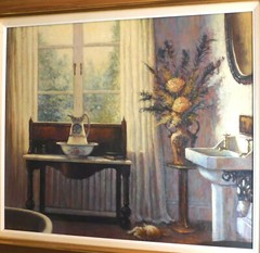 VERY FINE LARGE VINTAGE SIGNED ORIGINAL OIL PAINTING