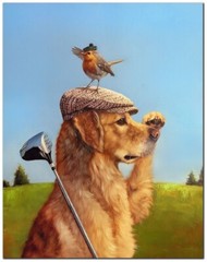 Lost Ball by Lucia Heffernan Gallery-Wrapped Canvas Giclee Art (28 in x 22 in)
