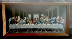 • The Last Supper • Old Oil Painting, Unknown Date • Very Old • Great Condotion