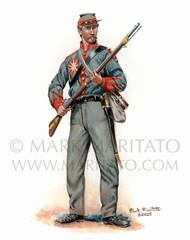 Mark Maritato Original Painting 3rd Mississippi Infantry Sunflower Dispersers