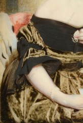 Maria A. Chalon (ca.1800-1867) „Lady with love letter“ fine miniature, c1840 (m)